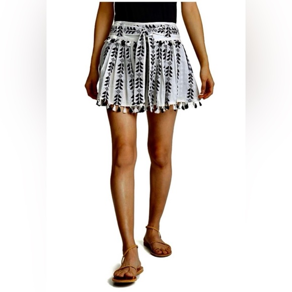 NWT Dodo Bar Or Ariana Mini Skirt black/white size S - Picture 2 of 12